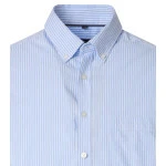 Casamoda Shirt | Lichtblauw Wit Gestreept | www.pietkoopmans.nl