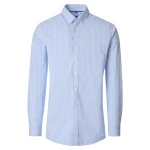 Casamoda Shirt | Lichtblauw Wit Gestreept | www.pietkoopmans.nl