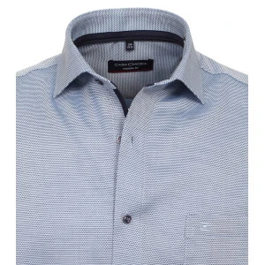 Casamoda Overhemd | Blauw Fijn Print