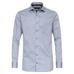 Casamoda Overhemd | Blauw Fijn Print | www.pietkoopmans.nl