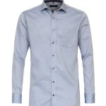 Casamoda Overhemd | Blauw Fijn Print | www.pietkoopmans.nl