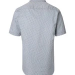 Casamoda Korte Mouw Shirt | Blauw Met Print | www.pietkoopmans.nl