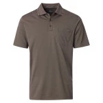 CASAMODA Polo Borstzak | Taupe Gemeleerd | www.pietkoopmans.nl