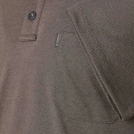 CASAMODA Polo Borstzak | Taupe Gemeleerd | www.pietkoopmans.nl
