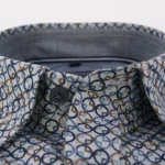 Casamoda Overhemd Softtouch | Ringen Blauw | www.pietkoopmans.nl