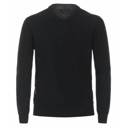 Casamoda Pullover Katoen | Zwart