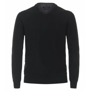 Casamoda Pullover Katoen | Zwart