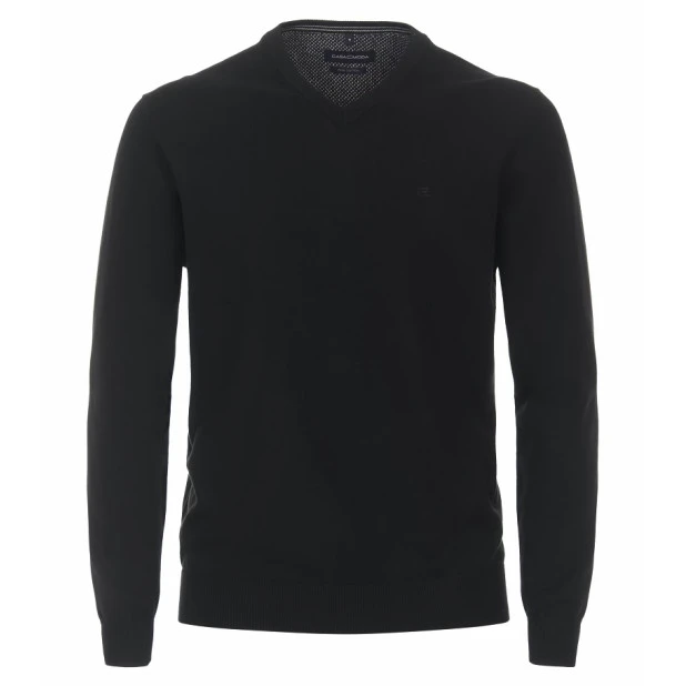 Casamoda Pullover Katoen | Zwart