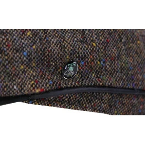 City Sport Flat Cap Suede Klep | Multi Gerstekorrel | www.pietkoopmans.nl