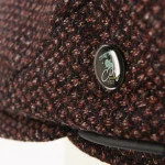 City Sport Flat Cap | Diep Rood Print | www.pietkoopmans.nl