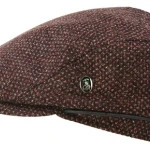 City Sport Flat Cap | Diep Rood Print | www.pietkoopmans.nl