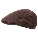 City Sport Flat Cap | Diep Rood Print | www.pietkoopmans.nl