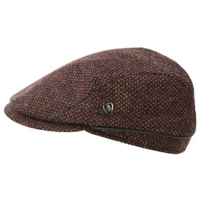 City Sport Flat Cap | Diep Rood Print | www.pietkoopmans.nl