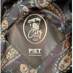 City Sport Flat Cap | Diep Rood Print | www.pietkoopmans.nl
