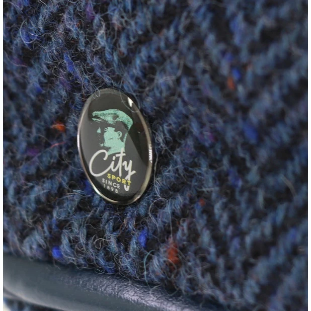 City Sport Flat Cap Cap | Marine Visgraat | www.pietkoopmans.nl