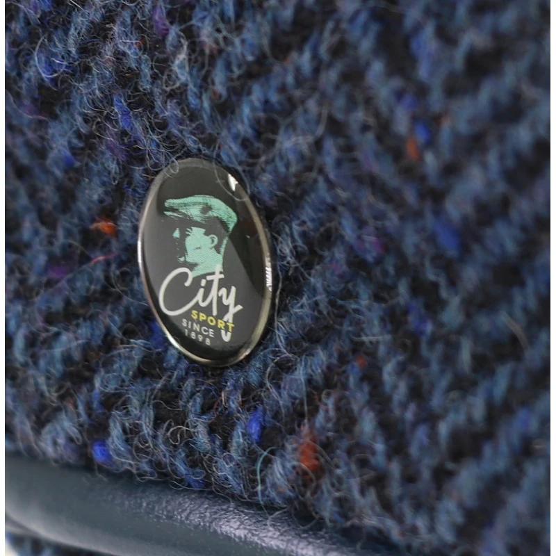 City Sport Flat Cap Cap | Marine Visgraat | www.pietkoopmans.nl
