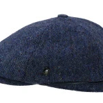 City Sport Flat Cap | Blauw Gerstekorrel | www.pietkoopmans.nl