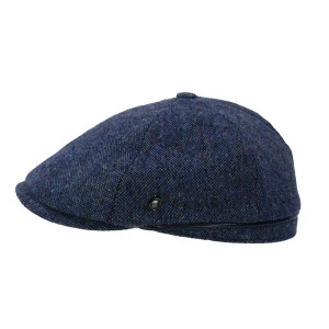 City Sport Flat Cap | Blauw Gerstekorrel