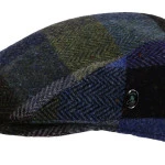 City Sport Flat Cap | Shawl | Blauw Patchwork | www.pietkoopmans.nl