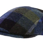 City Sport Flat Cap | Shawl | Blauw Patchwork | www.pietkoopmans.nl