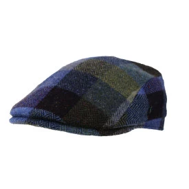 City Sport Flat Cap | Blauw Patchwork