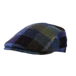 City Sport Flat Cap | Blauw Patchwork