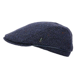 City Sport Flat Cap | Marine Print