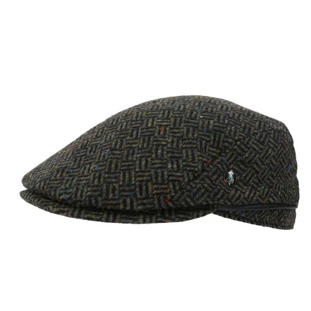 City Sport Flat Cap | Groen  Print | www.pietkoopmans.nl
