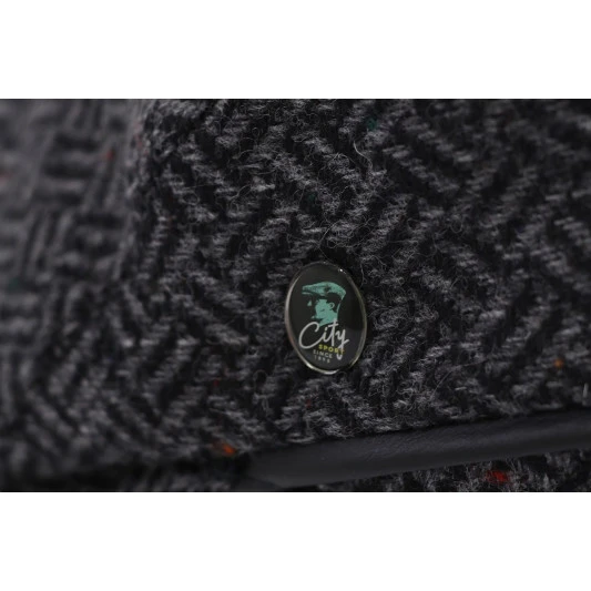 City Sport Flat Cap | Grijs Print | www.pietkoopmans.nl