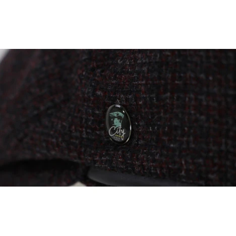 City Sport Flat Cap | Bordeaux Gerstekorrel | www.pietkoopmans.nl