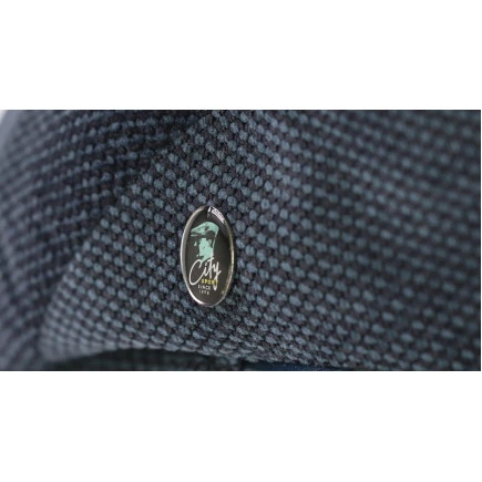 City Sport Flat Cap | Navy Gerstekorrel | www.pietkoopmans.nl