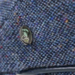 City Sport Tweed Flat Cap | Helder Blauw Gerstekorrel | www.pietkoopmans.nl