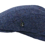 City Sport Tweed Flat Cap | Helder Blauw Gerstekorrel | www.pietkoopmans.nl
