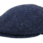 City Sport Tweed Flat Cap | Helder Blauw Gerstekorrel | www.pietkoopmans.nl