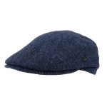 City Sport Tweed Flat Cap | Helder Blauw Gerstekorrel | www.pietkoopmans.nl
