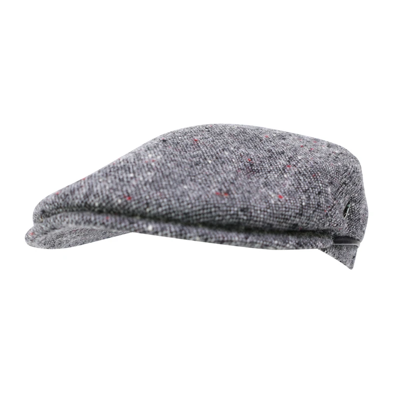 City Sport Flat Cap Donegal | Antraciet Spikkel | www.pietkoopmans.nl
