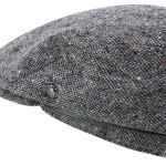City Sport Flat Cap Donegal | Antraciet Spikkel | www.pietkoopmans.nl