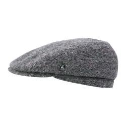 City Sport Flat Cap Donegal | Antraciet Spikkel