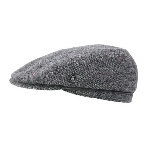 City Sport Flat Cap Donegal | Antraciet Spikkel