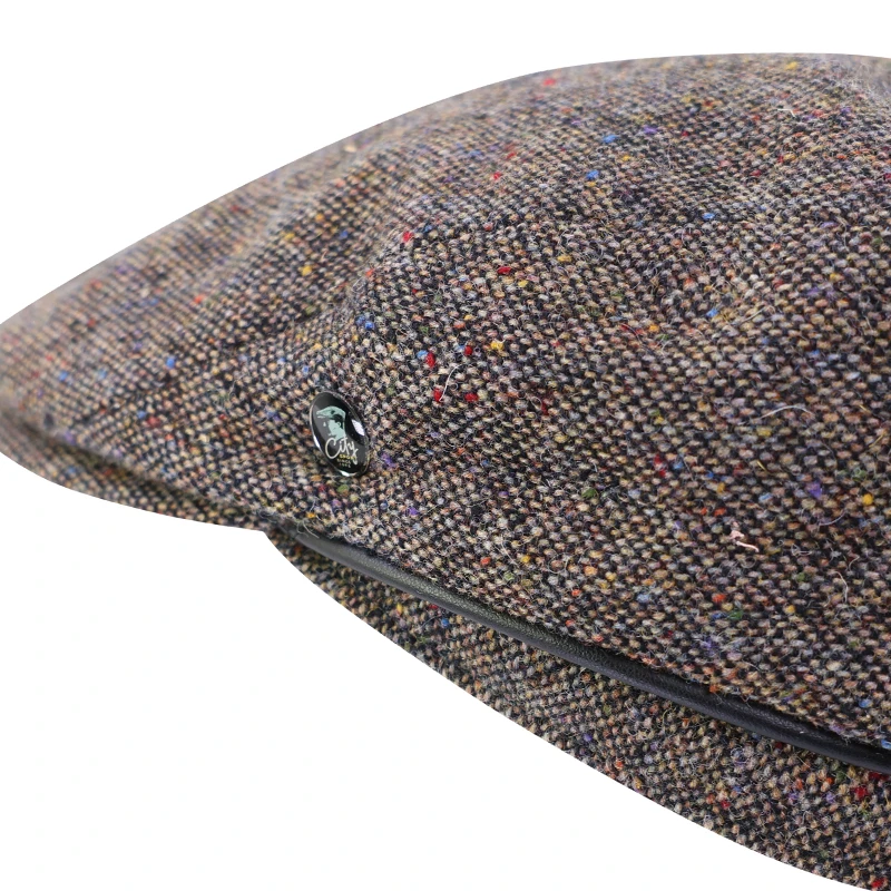 City Sport Flat Cap Donegal | Multi Spikkel | www.pietkoopmans.nl