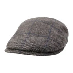 City Sport Flat Cap Cashmere | Bruin Geruit | www.pietkoopmans.nl