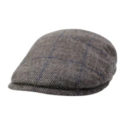 City Sport Flat Cap Cashmere | Bruin Geruit