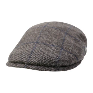 City Sport Flat Cap Cashmere | Bruin Geruit