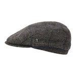 City Sport Flat Cap Cashmere | Bruin Geruit | www.pietkoopmans.nl