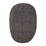 City Sport Flat Cap Cashmere | Bruin Geruit | www.pietkoopmans.nl
