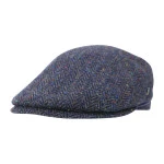 City Sport Flat Cap | Marine Multi Spikkel | www.pietkoopmans.nl
