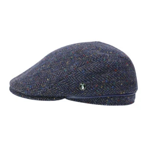 City Sport Flat Cap | Marine Multi Spikkel