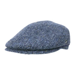 City Sport Flat Cap Harris | Marine Visgraat