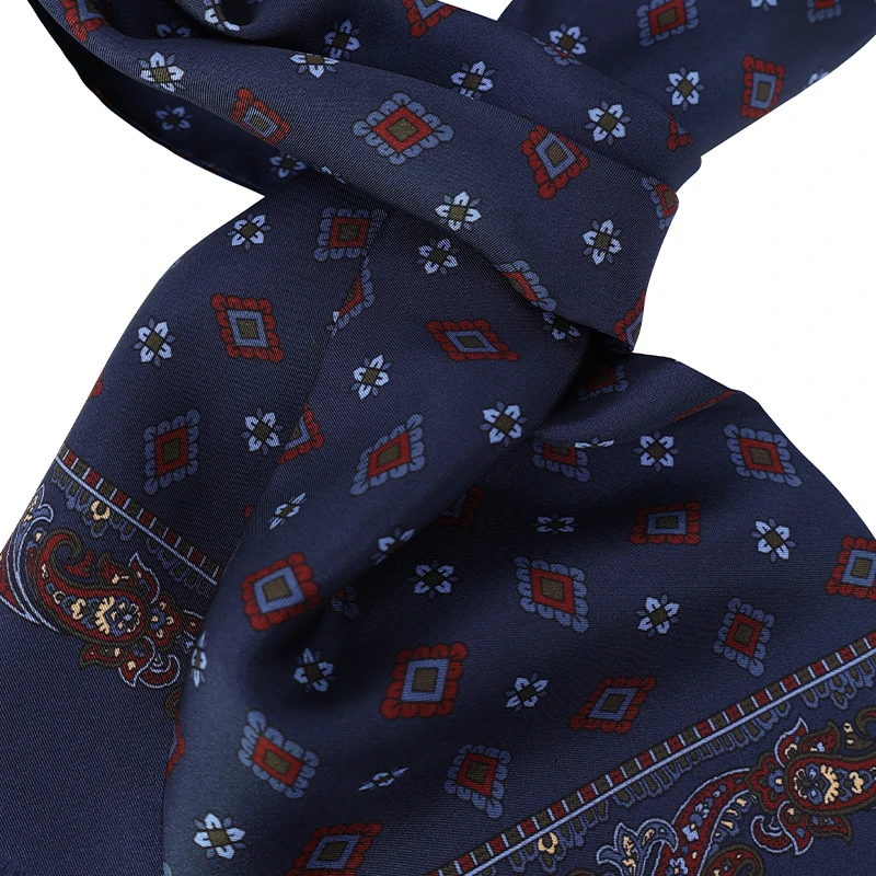 City Sport Zijde Shawl | Marine Bordo Print | www.pietkoopmans.nl