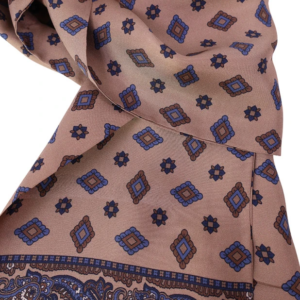 City Sport Zijde Shawl | Taupe Raf Print | www.pietkoopmans.nl